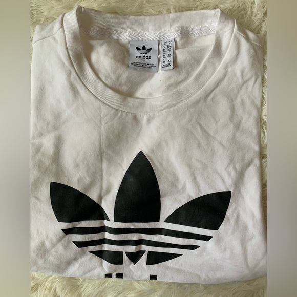 Adidas white T shirt size Small - Picture 2 of 2